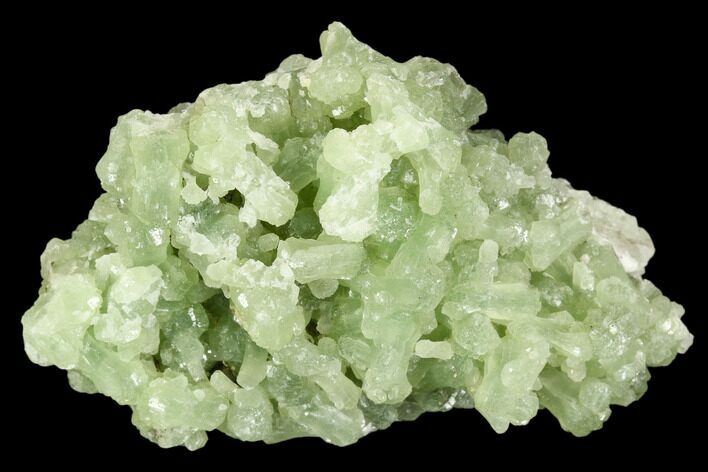 Green Prehnite Crystal Cluster - Morocco #108724